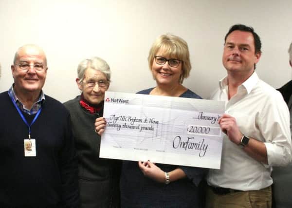 OneFamily supports Age UK Brighton and Hove