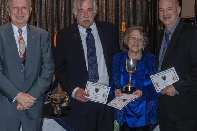 Prize time at Southbourne Bowls Club