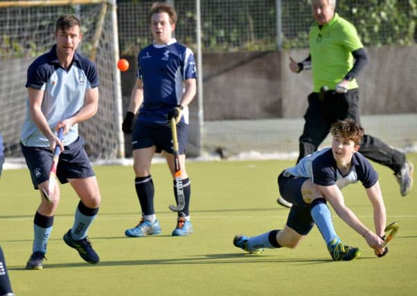 Action from South Saxons' 4-1 win at home to BBHC. Pictures by Justin Lycett