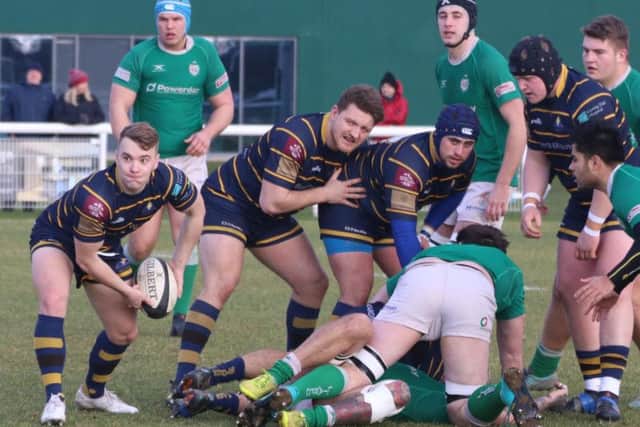 Action from Worthing Raiders' clash at London Irish Wild Geese. Picture: Andy Wales