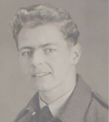 Peter Eldridge from Horsham, who passed away last month aged 94, when he was a Spitfire pilot during the Second World War SUS-190402-130605001