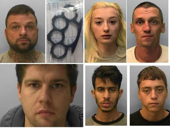 Some of the criminals jailed in Sussex in January