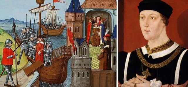 Henry VI came to the throne aged just nine months in 1422. Regents ruled England until Henry was old enough to take charge. The painting (left) depicts him en route to also being crowned the infant King of France in 1431. Henrys reign was marked by wars and rebellions supported by many Sussex yeomen. SUS-190502-161850001