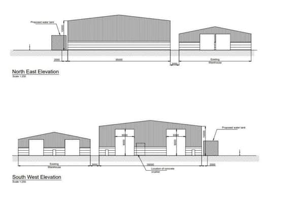 Plans for a new  inert waste recycling facility by TJ Waste and Recycling at Northwood Farm, Yapton