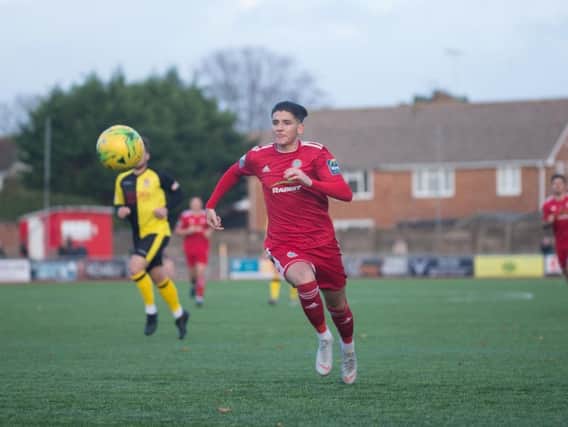 Ricky Aguiar scored for Worthing.