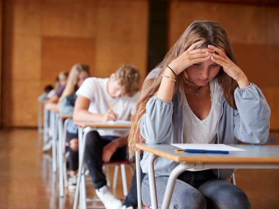 The number of people aged under 18 being referred to mental health services  		           has been increasing. The Young Minds charity said pressures like exams can have an impact on mental health. Stuttershock image
