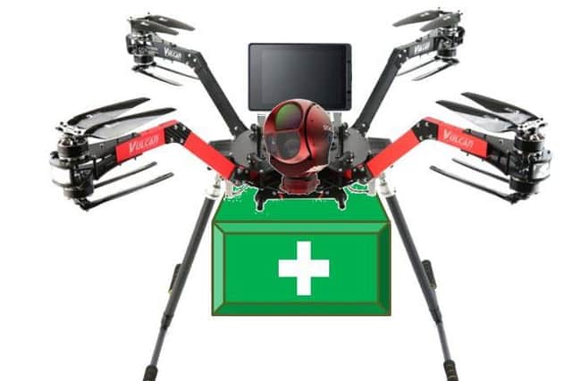 Emma Phillips' paramedic drone design has won a place in the Big Bang UK final