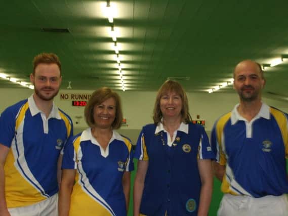 Worthing Pavilion's successful mixed fours team