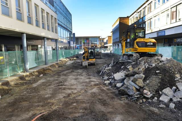 Phase one of the regeneration of Queensway, The Pavement and Kingsgate, Crawley, is underway