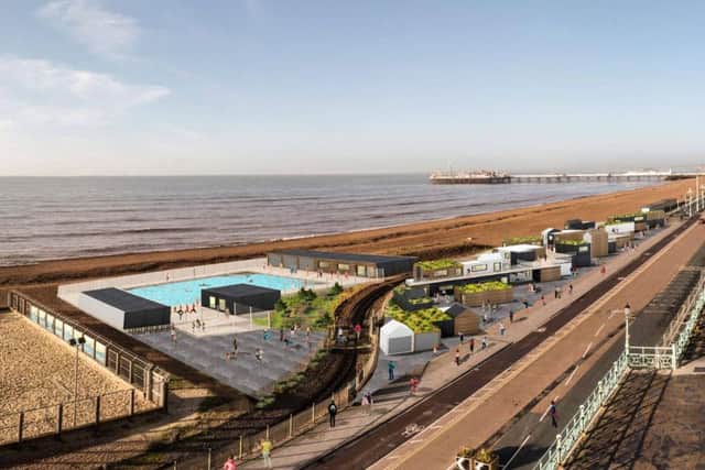 The new plans for a pool on Brighton seafront