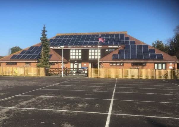 87 solar panels have recently been installed at Pagham Village Hall. Picture courtesy of Pagham Village Hall Trust SUS-191202-140948001