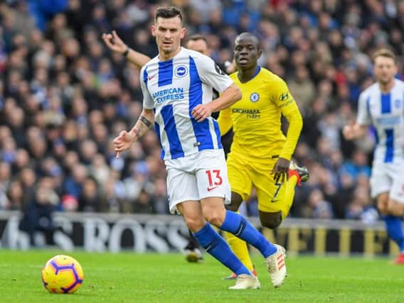 Brighton midfielder Pascal Gross. Picture by PW Sporting Photography