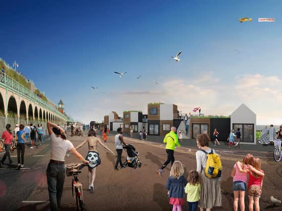 The fresh plans for the seafront site