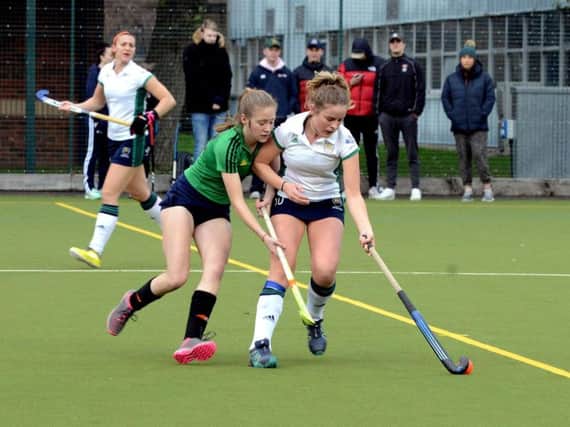 Lottie Greenlees put Chi ladies 2-0 up against leaders Eastbourne / Picture by Kate Shemilt