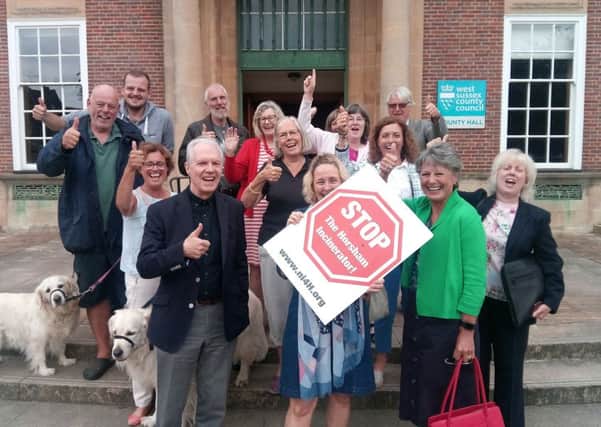 Campaigners were delighted when plans were rejected by West Sussex County Council last year