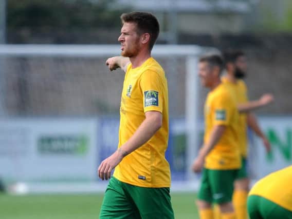 Horsham striker Rob O'Toole netted in their 3-1 victory at VCD Athletic. Picture by Steve Robards