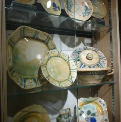 More pottery on display