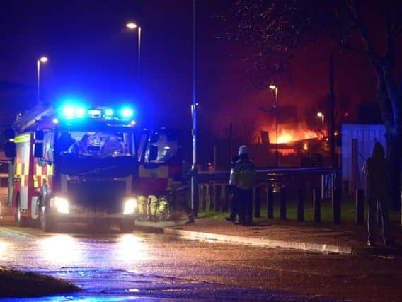 Six crews were called to the blaze in Drury Lane