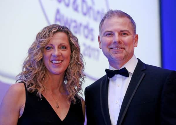 Sussex Food and Drink Awards banquet hosts Sally Gunnell OBE and Danny Pike