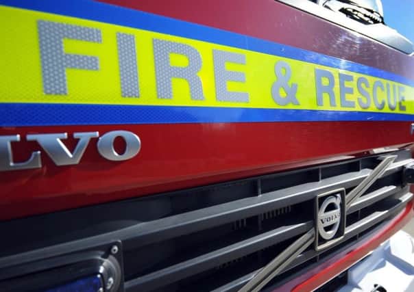 Fire crews from Worthing were sent to the fire in Storrington
