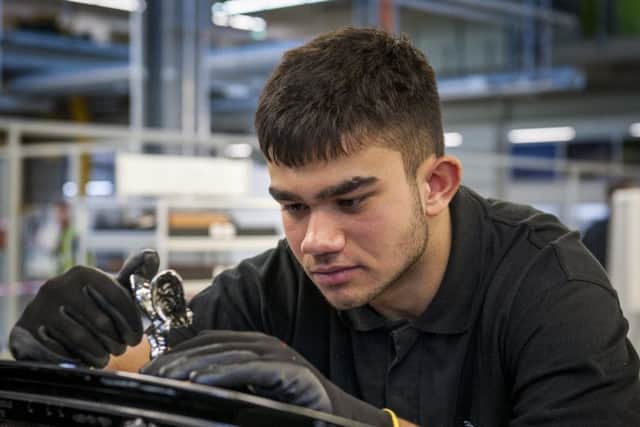 Rolls-Royce Motor Cars apprenticeships. Michael Sadler