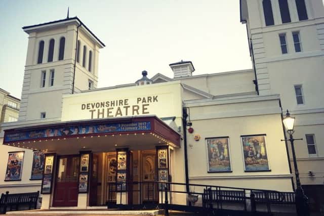 Building and restoration work was done on the Devonshire Park Theatre by Ellis Building Contractors