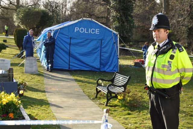 The headless and handless body was exhumed for forensic testing in 2009