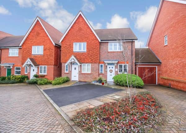 This property in Scholars Walk, Highwood, Horsham is on the market for £355,000 with Brock Taylor