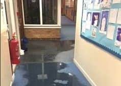 Shelley school flood