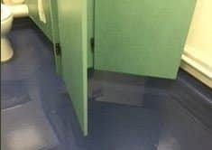 Shelley school flooding in the toilets