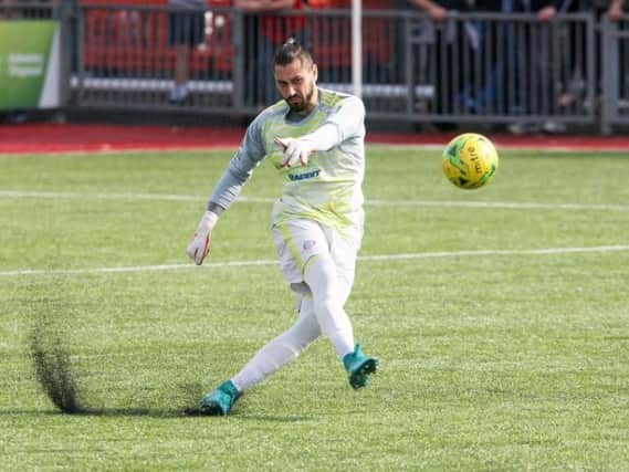Goalkeeper Lucas Covolan is expected to return for Worthing in the coming weeks. Picture: Derek Martin