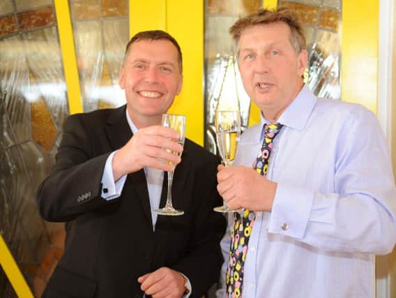 Richard Bradley (left) and Phil Duckett are selling the leasehold of Worthing Pier's Southern Pavilion