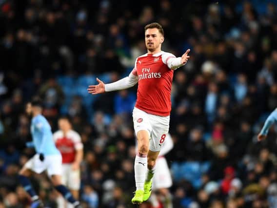 Aaron Ramsey will join Juventus in the summer. Picture: Getty Images