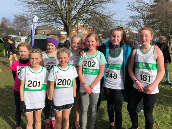 Chichester's under-13 girls at Bexhill