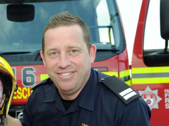 Havant fire crew manager Glenn Kavanagh