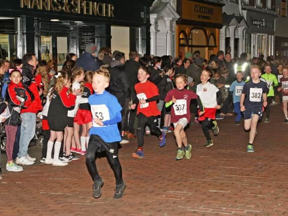 Junior Corporate Challenge race action last year / Picture by Derek Martin