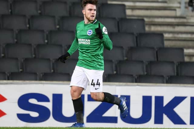Brighton star Aaron Connolly joined Luton Town on loan (Photo by Pete Norton/Getty Images)
