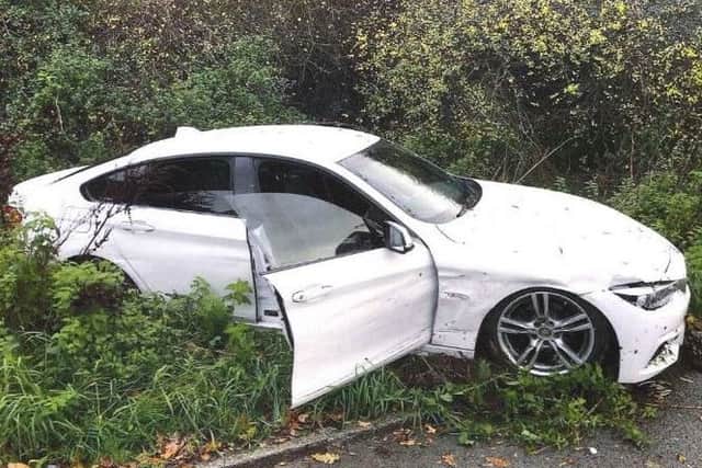 The stolen BMW 4 series. Picture: Sussex Police