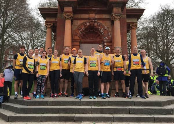 Chestnut Tree House runners were grateful for the support they received in the Brighton Marathon SUS-180424-094107003
