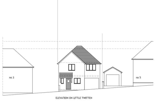 Proposed new home in Little Twitten, Bexhill