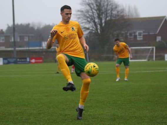 Kieran Lavery netted Horsham's first-half goal. Picture by John Lines