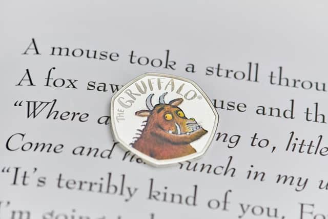 The Gruffalo coin celebrating 20 years of the much-loved monster.
