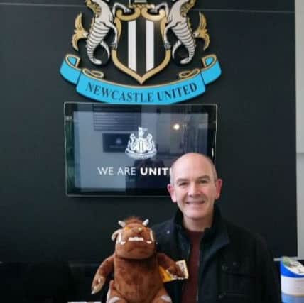 Steve the Gruffalo at Newcastle United
