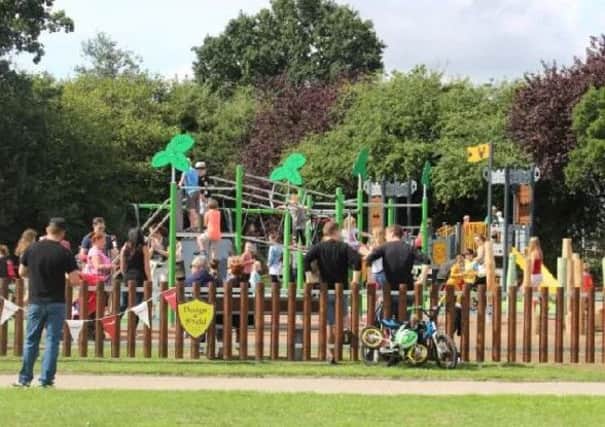 Residents celebrated the opening of the revamped Roffey Rec in August