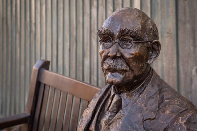 The statue of Rudyard Kipling in Burwash. Photograph: Ann Chown