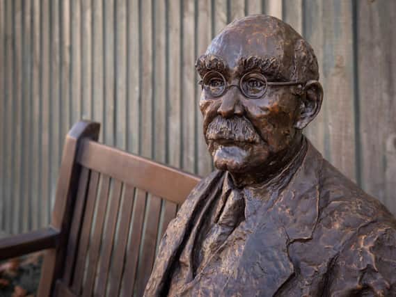 The statue of Rudyard Kipling in Burwash. Photograph: Ann Chown