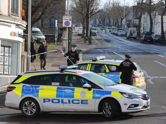 Police sealed off Elm Grove on Sunday morning after the stabbing