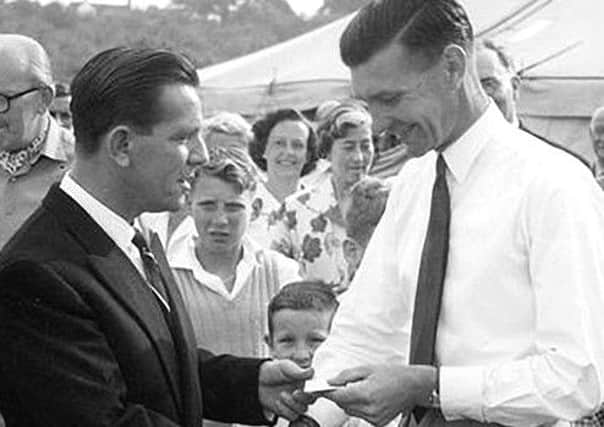Norman Wisdom at the West Chiltington Show in 1959
