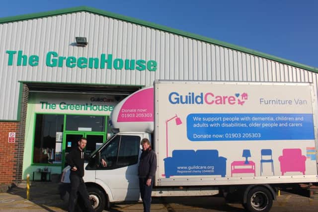 Guild Care offers a free furniture collection service for larger donations