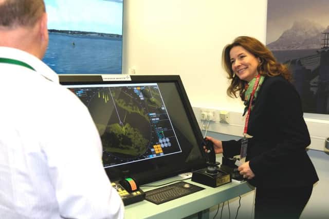 Gillian Keegan at the Lockheed Martin site